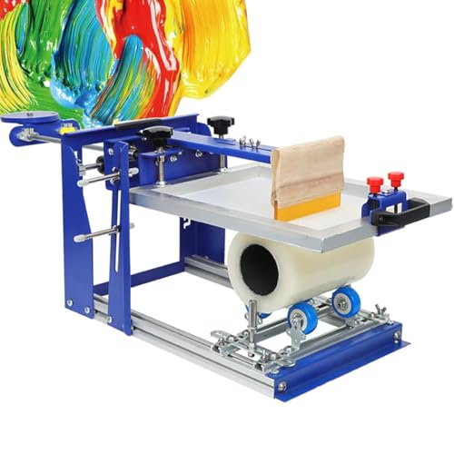 JXYQ Manueller Zylinder-Siebdrucker, Siebdruckmaschine für Gebogene Flaschen, geeignet zum Bedrucken von zylindrischen und konischen Produkten mit einem Durchmesser JXYQ Manueller Zylinder-Siebdrucker, Siebdruckmaschine für Gebogene Flaschen, geeignet zum Bedrucken von zylindrischen und konischen Produkten mit einem Durchmesser von JXYQ