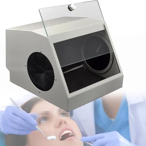 JXYQ Modulare Strahlkabine, Staubbox für Dentallabore, Schleif- und Polierbox für Labore, Staubabsaugung, 5500 K LED-Lichtquelle und doppelte Belüftung JXYQ Modulare Strahlkabine, Staubbox für Dentallabore, Schleif- und Polierbox für Labore, Staubabsaugung, 5500 K LED-Lichtquelle und doppelte Belüftung von JXYQ