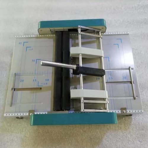 JXYQ Papierfalzmaschine, A3-Broschürenherstellungsmaschine, Broschürenheftung, Buchbindemaschine mit Vier Positionen und Faden, Broschürenhefter von JXYQ