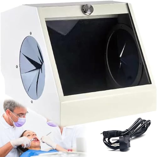 JXYQ Professioneller Dentalstaubsammler, Dentallabor-Staubbox, Sandstrahlschutz-Staubsammler, Vakuum-Staubabsauger, Staubabsaugsystem für Zahnlabore, mit LED und Filtern von JXYQ