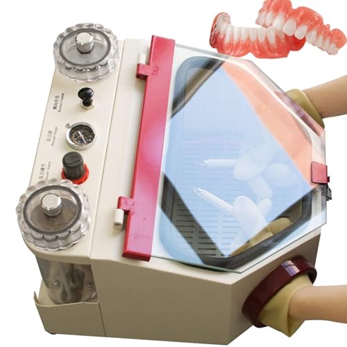 JXYQ Professioneller Sandstrahler mit LED-Licht und Glasfenster zum Mattieren von Schmuck, zur Grundbehandlung und zur Edelmetallveredelung JXYQ Professioneller Sandstrahler mit LED-Licht und Glasfenster zum Mattieren von Schmuck, zur Grundbehandlung und zur Edelmetallveredelung von JXYQ