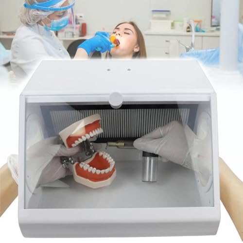 JXYQ Sandstrahl-Staubsammler für Dentallabore, hochfeste LED-Vakuum-Extraktionsbox, Zahnschleif-Polierbox, Läppschutz-Sandstrahl-Staubschutzgehäuse JXYQ Sandstrahl-Staubsammler für Dentallabore, hochfeste LED-Vakuum-Extraktionsbox, Zahnschleif-Polierbox, Läppschutz-Sandstrahl-Staubschutzgehäuse von JXYQ