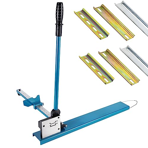 JXYQ Schienenschneider 35 mm Breite, Doppelnutschienenschneider mit 50 cm Lineal – Präzisions-Kanalschneidemaschine für geschlitzte Stahl-/Aluminiumschienen mit 7,5 mm Höhe – vielseitig und langlebig von JXYQ
