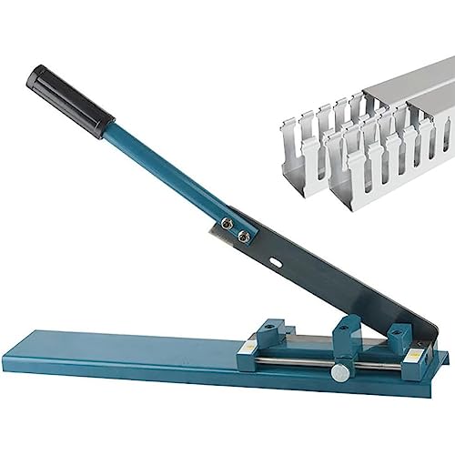 JXYQ Schlitzschneidemaschine für Kunststoffdrähte, PVC-Kabelkanalschneider, 45° 90° Verstellbarer Kabelkanalschneider für Kunststoff, PE-Kunststoffrohr-Schlauchschere von JXYQ