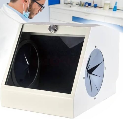 JXYQ Staubbox für Dentallabore, Sandstrahl-Staubbox, mit 12 LED-Lichtgruppen, Doppelfiltergeräten, Schallwand aus gehärtetem Glas, zum Sandstrahlen und Schleifen von Dentalgeräten JXYQ Staubbox für Dentallabore, Sandstrahl-Staubbox, mit 12 LED-Lichtgruppen, Doppelfiltergeräten, Schallwand aus gehärtetem Glas, zum Sandstrahlen und Schleifen von Dentalgeräten von JXYQ