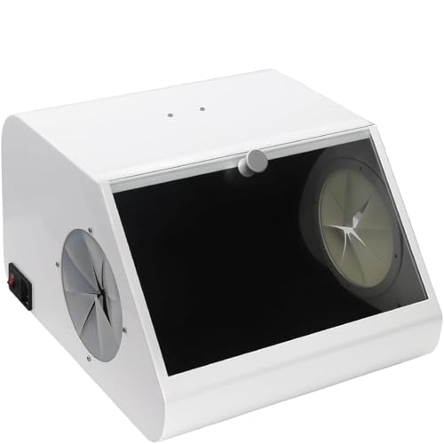 JXYQ Staubbox für Dentallabore mit Luftabsaugung und Filter, modulare Strahlkabine zum Schutz vor Sandstrahlen, mit doppelter Belüftung und LED-Licht JXYQ Staubbox für Dentallabore mit Luftabsaugung und Filter, modulare Strahlkabine zum Schutz vor Sandstrahlen, mit doppelter Belüftung und LED-Licht von JXYQ