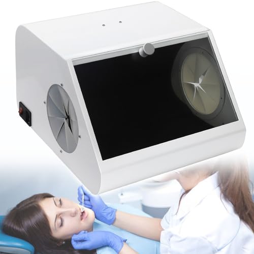 JXYQ Staubdichter Koffer für zahnärztliches Sandstrahlen, mit Glasblende und Filtern, Sandstrahl-Staubsammler, Staubsammler für Dentallabore, 100 240 V JXYQ Staubdichter Koffer für zahnärztliches Sandstrahlen, mit Glasblende und Filtern, Sandstrahl-Staubsammler, Staubsammler für Dentallabore, 100 240 V von JXYQ