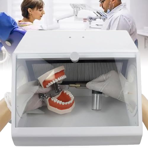 JXYQ Staubsammler, Dentallabor-Staubbox, Sandstrahlschutz, Labor-Schleif- und Polierbox, Labor-Staubsammler zum Sandstrahlen und Läppen, mit 2 Filtern JXYQ Staubsammler, Dentallabor-Staubbox, Sandstrahlschutz, Labor-Schleif- und Polierbox, Labor-Staubsammler zum Sandstrahlen und Läppen, mit 2 Filtern von JXYQ