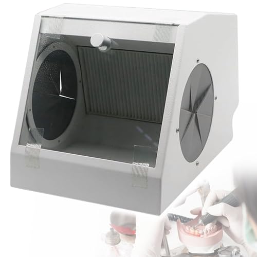 JXYQ Staubsammler für Labor-Sandstrahler mit Einer 5500-K-LED-Lichtquelle, Staubschutzbox für Sandstrahlen, Läppschutz, 100-240-V-Staubbox für Dentallabore JXYQ Staubsammler für Labor-Sandstrahler mit Einer 5500-K-LED-Lichtquelle, Staubschutzbox für Sandstrahlen, Läppschutz, 100-240-V-Staubbox für Dentallabore von JXYQ