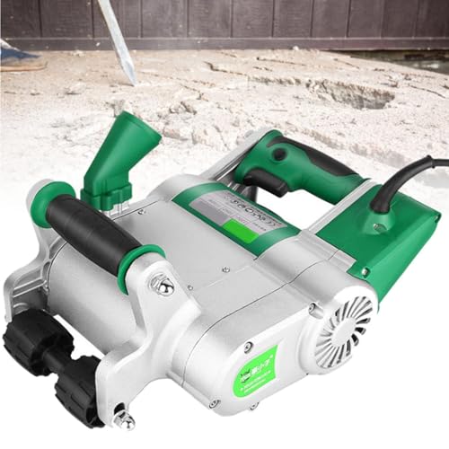 JXYQ Wandnut-Schneidemaschine, 1100 W elektrische Schneide- und Nutmaschine, handgeführte Wandnutmaschine für die Metallverarbeitung (25 + 35 mm) von JXYQ