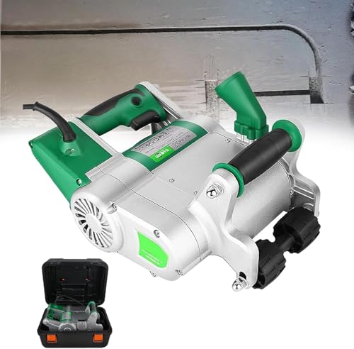 JXYQ Wandnut-Schneidemaschine, Elektrischer Wandschlitzer, Verbesserte 1100-W-Betonschneide- und Schlitzmaschine, Handgeführter Kanalschneider JXYQ Wandnut-Schneidemaschine, Elektrischer Wandschlitzer, Verbesserte 1100-W-Betonschneide- und Schlitzmaschine, Handgeführter Kanalschneider von JXYQ