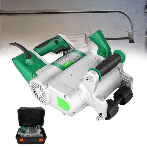 JXYQ Wandnuten-Schneidemaschine, Elektrischer Wandschlitzer, Verbesserte 1100-W-Betonschneide- und -schlitzmaschine, Handgeführte Kanalschneider-Betonschneidemaschine, 40 mm Schnitttiefe JXYQ Wandnuten-Schneidemaschine, Elektrischer Wandschlitzer, Verbesserte 1100-W-Betonschneide- und -schlitzmaschine, Handgeführte Kanalschneider-Betonschneidemaschine, 40 mm Schnitttiefe von JXYQ