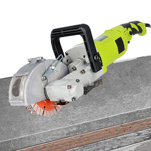 JXYQ Wandnuten-Schneidemaschine mit Tragebox, 4000 W, Wandschlitzmaschine, elektrischer Wandschlitzer für Ziegel, Granit, Marmor, Beton, Schneider, Kerbnut, 36 mm Schnitttiefe, Grün JXYQ Wandnuten-Schneidemaschine mit Tragebox, 4000 W, Wandschlitzmaschine, elektrischer Wandschlitzer für Ziegel, Granit, Marmor, Beton, Schneider, Kerbnut, 36 mm Schnitttiefe, Grün von JXYQ