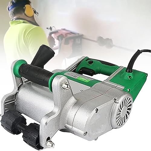 JXYQ Wandschlitzfräse, 25 mm + 35 mm, elektrische Schneidemaschine – staubfreier Betrieb – Zement-Sand-Ziegelschneider – Tragebox – Wandschlitzen – Wandnutenschneiden – 1-maliges Formen JXYQ Wandschlitzfräse, 25 mm + 35 mm, elektrische Schneidemaschine – staubfreier Betrieb – Zement-Sand-Ziegelschneider – Tragebox – Wandschlitzen – Wandnutenschneiden – 1-maliges Formen von JXYQ