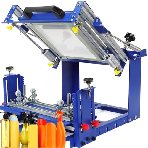 JXYQ Zylinder-Siebdruckmaschine, manueller gebogener Siebdrucker, maximale Grafikfläche 160 x 140 mm, Durchmesser 80 mm, genaue Positionierung JXYQ Zylinder-Siebdruckmaschine, manueller gebogener Siebdrucker, maximale Grafikfläche 160 x 140 mm, Durchmesser 80 mm, genaue Positionierung von JXYQ