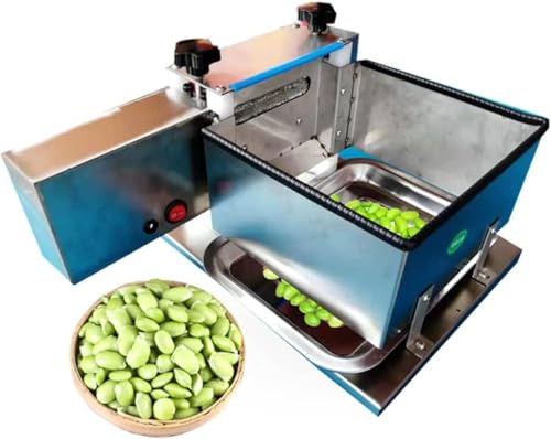 Kommerzieller Bohnen-Erbsenschäler, Edelstahl-Erbsenschälmaschine für den Heimgebrauch, elektrische Erbsenschälmaschine, halbautomatische Edelstahl-Erbsenbohnenschälmaschine für die Restaurantküche von JXYQ