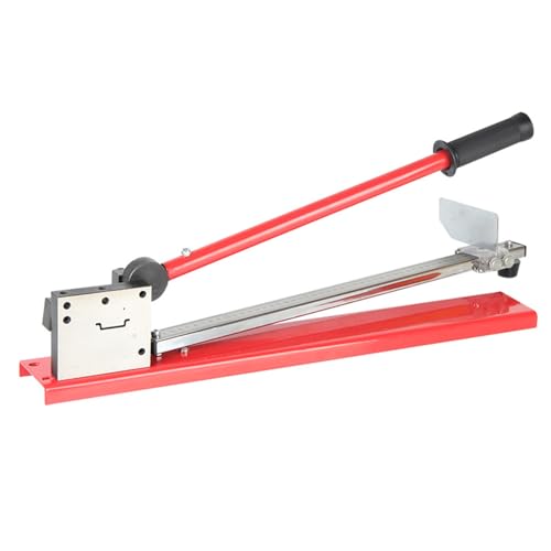 Manuelles DIN-Schienen-Schneidewerkzeug, DIN-Schienenschneider, Aluminiumschienen-Schneidemaschine, 90° drehbare Schallwand, mit Messlehre, zum Schneiden von geschlitzten Aluminium- und Aluminiumleg von JXYQ