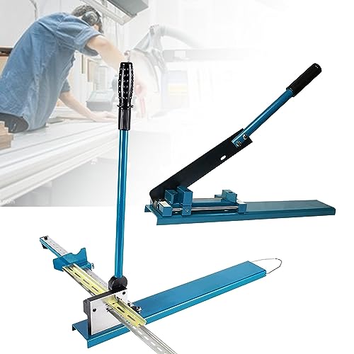 Manuelles DIN-Schienen-Schneidewerkzeug, Tisch-Kabelkanal-Schneidemaschine, Doppel-Nutschienen-Schneidewerkzeug mit 50-cm-Lineal, PVC-Kabelkanal-Schneidegerät, Manuelles Kabelkanal-Schneidegerät zum von JXYQ