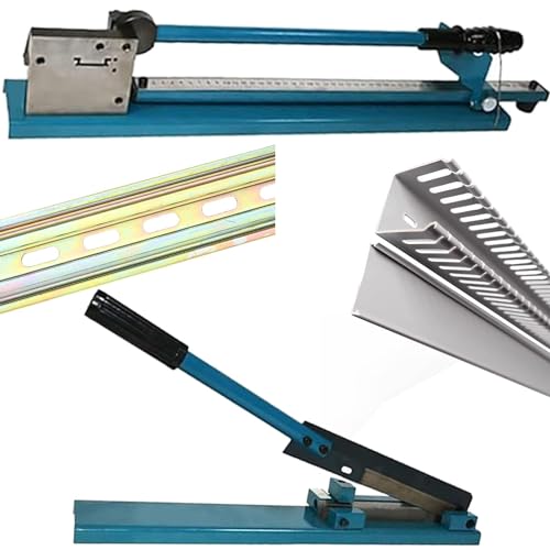 Schienenschneider – Tischschneidemaschine mit 50-cm-Lineal, manuellem Doppelnut-Führungsschneider für präzise Schnitte – Jetzt Zeit und Mühe sparen! von JXYQ