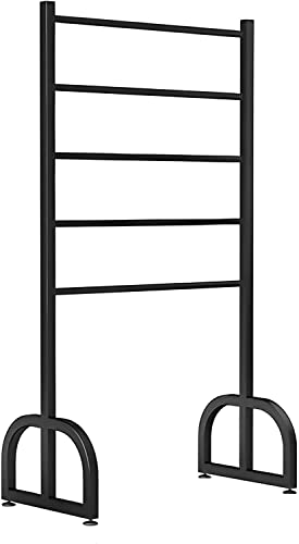 Aufbewahrungsregal für Bänder im Bastelraum, Präsentationsständer für Geschenkpapier, Metall-Bodenständer für Bänder und Schals, 150 cm hoch, für Einzelhandelsgeschäfte/Z,Black-100x150cm/39.4x59.1in von JYBNBBE