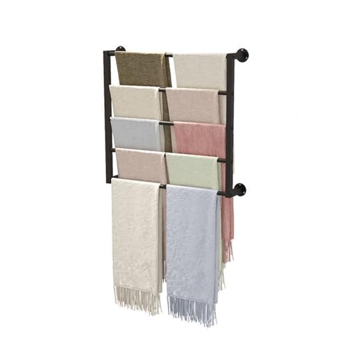 JYBNBBE Ausstellungsständer, Wandmontage, Schal-Ausstellungsständer, Wand-Geschenkpapier-Band-Organizer für Blumenläden, Krawatten-Schal-Ständer, Gürtel-Handtuchhalter, Einzelhan,Black-60x60cm JYBNBBE Ausstellungsständer, Wandmontage, Schal-Ausstellungsständer, Wand-Geschenkpapier-Band-Organizer für Blumenläden, Krawatten-Schal-Ständer, Gürtel-Handtuchhalter, Einzelhan,Black-60x60cm von JYBNBBE