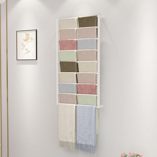 JYBNBBE Ausstellungsständer, Wandmontage, Schal-Ausstellungsständer, Wand-Geschenkpapier-Band-Organizer für Blumenläden, Krawatten-Schal-Ständer, Gürtel-Handtuchhalter, Einzelhan,White-60x120cm JYBNBBE Ausstellungsständer, Wandmontage, Schal-Ausstellungsständer, Wand-Geschenkpapier-Band-Organizer für Blumenläden, Krawatten-Schal-Ständer, Gürtel-Handtuchhalter, Einzelhan,White-60x120cm von JYBNBBE