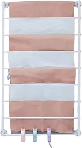 JYBNBBE Bandhalter für Bastelarbeiten, Organizer-Rack, Wandschal-Aufhänger, Aufbewahrungshalter für Geschenkpapier, Band-Organizer zur Wandmontage für Bastelräume, 9-stufiges Aus,White-45x10x120cm JYBNBBE Bandhalter für Bastelarbeiten, Organizer-Rack, Wandschal-Aufhänger, Aufbewahrungshalter für Geschenkpapier, Band-Organizer zur Wandmontage für Bastelräume, 9-stufiges Aus,White-45x10x120cm von JYBNBBE