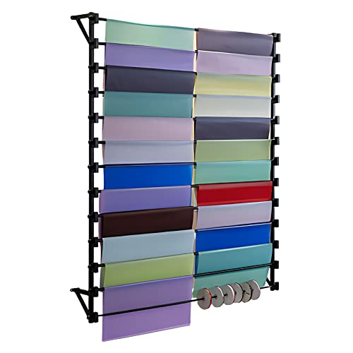 JYBNBBE Boden-Deckenständer, schwarzer Mehrzweck-Halter aus Metall für Seidenschals, Geschenkpapier und Bänder, wandmontierter 10-Schicht-Organizer für Einzelhandelsgeschäfte/Blu,100x20x120cm JYBNBBE Boden-Deckenständer, schwarzer Mehrzweck-Halter aus Metall für Seidenschals, Geschenkpapier und Bänder, wandmontierter 10-Schicht-Organizer für Einzelhandelsgeschäfte/Blu,100x20x120cm von JYBNBBE