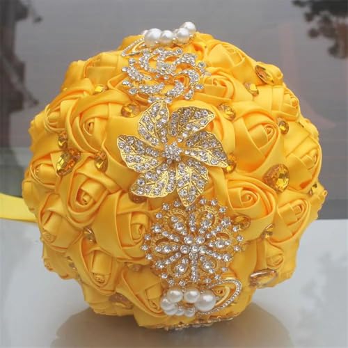 JYBNBBE Braut Brautjungfer Hochzeit Handgefertigter Ewiger Hochzeitsstrauß Eleganter Goldperlen Schmetterling Brosche Bouquet,18cm Yelloe JYBNBBE Braut Brautjungfer Hochzeit Handgefertigter Ewiger Hochzeitsstrauß Eleganter Goldperlen Schmetterling Brosche Bouquet,18cm Yelloe von JYBNBBE