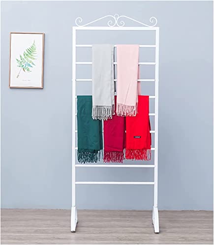 JYBNBBE Craft Room Organizer Display-Ständer, Geschenkpapier/Band-Display-Ständer-Halter für Craft Room Flower Shop, 9-lagiger Bodenständer, moderner Schal-Aufbewahrungs-Organize,White-Length70cm JYBNBBE Craft Room Organizer Display-Ständer, Geschenkpapier/Band-Display-Ständer-Halter für Craft Room Flower Shop, 9-lagiger Bodenständer, moderner Schal-Aufbewahrungs-Organize,White-Length70cm von JYBNBBE