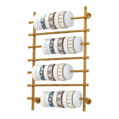 JYBNBBE Dessous-Kleiderständer, Wandmontage, Band-Präsentationsständer, Schal-Aufhänger, Multifunktionaler Geschenkpapier-Organizer, Hängestange, Einzelhandelsgeschäfte, Krawatte,Gold-80×120CM JYBNBBE Dessous-Kleiderständer, Wandmontage, Band-Präsentationsständer, Schal-Aufhänger, Multifunktionaler Geschenkpapier-Organizer, Hängestange, Einzelhandelsgeschäfte, Krawatte,Gold-80×120CM von JYBNBBE