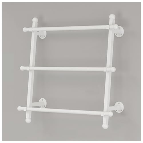 JYBNBBE Dessous-Kleiderständer, Wandmontage, Band-Präsentationsständer, Schal-Aufhänger, Multifunktionaler Geschenkpapier-Organizer, Hängestange, Einzelhandelsgeschäfte, Krawatte,White-65×60CM JYBNBBE Dessous-Kleiderständer, Wandmontage, Band-Präsentationsständer, Schal-Aufhänger, Multifunktionaler Geschenkpapier-Organizer, Hängestange, Einzelhandelsgeschäfte, Krawatte,White-65×60CM von JYBNBBE