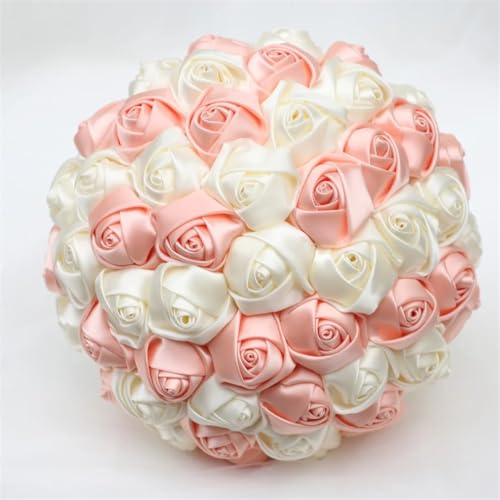 JYBNBBE Handgemachte Satin Rose Romantische Braut Bouquet Brautjungfern Hand Zubehör Multicolor Hochzeit Kirche Dekoration Blumen,Shell Pnnrk Ivory JYBNBBE Handgemachte Satin Rose Romantische Braut Bouquet Brautjungfern Hand Zubehör Multicolor Hochzeit Kirche Dekoration Blumen,Shell Pnnrk Ivory von JYBNBBE
