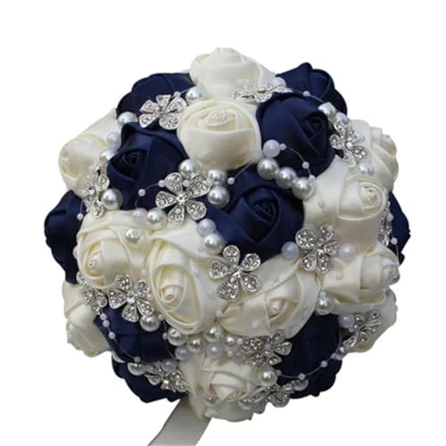 JYBNBBE Hochzeitsbouque Blumen Brautjungfer Brautsträuße Künstlicher Rosenstrauß Hochzeitsblumen Brautsträuße,18cm Naby Ivory JYBNBBE Hochzeitsbouque Blumen Brautjungfer Brautsträuße Künstlicher Rosenstrauß Hochzeitsblumen Brautsträuße,18cm Naby Ivory von JYBNBBE