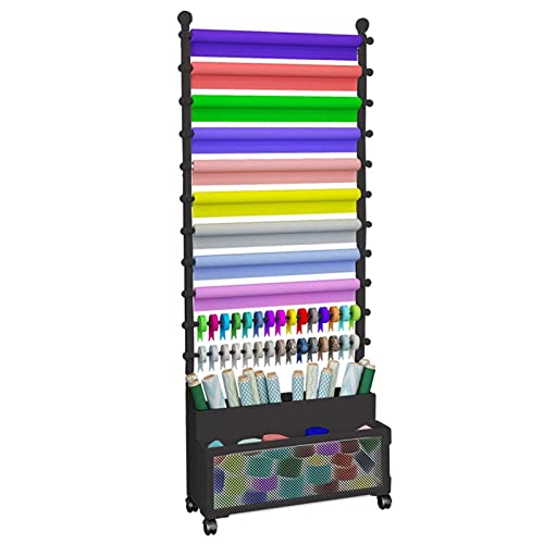 JYBNBBE Kleiderständer für Bekleidungsgeschäfte, Bodenstehender Bandhalter-Organizer, Organizer-Display für Bastelräume, moderner Aufbewahrungshalter für Geschenkpapier, Ständer,Black JYBNBBE Kleiderständer für Bekleidungsgeschäfte, Bodenstehender Bandhalter-Organizer, Organizer-Display für Bastelräume, moderner Aufbewahrungshalter für Geschenkpapier, Ständer,Black von JYBNBBE