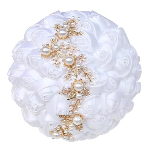 JYBNBBE Lila Weiß Diamant Hochzeit Bouquets Seide Strass Künstliche Rose Blumen Brautjungfer Mariage Bouquets,Style 4 JYBNBBE Lila Weiß Diamant Hochzeit Bouquets Seide Strass Künstliche Rose Blumen Brautjungfer Mariage Bouquets,Style 4 von JYBNBBE