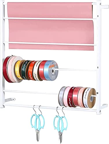 JYBNBBE Organizer für Bastelräume, Ausstellungsständer, Wandhalterung, Regale, Organizer für Geschenkbänder/Papier, Aufbewahrungshalter aus Metall für Bastelräume, Vinylrollen, A,White-23.6X23.6cm JYBNBBE Organizer für Bastelräume, Ausstellungsständer, Wandhalterung, Regale, Organizer für Geschenkbänder/Papier, Aufbewahrungshalter aus Metall für Bastelräume, Vinylrollen, A,White-23.6X23.6cm von JYBNBBE