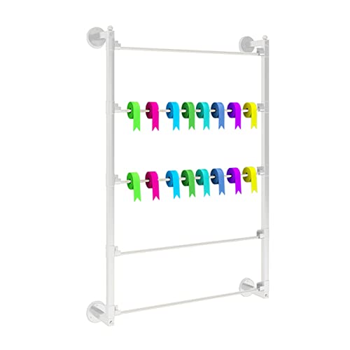 JYBNBBE Präsentationsständer für Bandspulen, Schwarz/Gold/Weiß, Wandmontage, Nähgarn-Organizer-Regal mit Abnehmbarer Stange, Präsentationsschrank für Geschenkpapier, Schals,#2-80x3x75cm JYBNBBE Präsentationsständer für Bandspulen, Schwarz/Gold/Weiß, Wandmontage, Nähgarn-Organizer-Regal mit Abnehmbarer Stange, Präsentationsschrank für Geschenkpapier, Schals,#2-80x3x75cm von JYBNBBE
