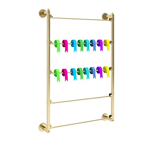 JYBNBBE Präsentationsständer für Bandspulen, Schwarz/Gold/Weiß, Wandmontage, Nähgarn-Organizer-Regal mit Abnehmbarer Stange, Präsentationsschrank für Geschenkpapier, Schals,#3-60x3x75cm JYBNBBE Präsentationsständer für Bandspulen, Schwarz/Gold/Weiß, Wandmontage, Nähgarn-Organizer-Regal mit Abnehmbarer Stange, Präsentationsschrank für Geschenkpapier, Schals,#3-60x3x75cm von JYBNBBE