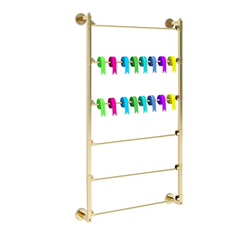 JYBNBBE Präsentationsständer für Bandspulen, Schwarz/Gold/Weiß, Wandmontage, Nähgarn-Organizer-Regal mit Abnehmbarer Stange, Präsentationsschrank für Geschenkpapier, Schals,#3-60x3x90cm JYBNBBE Präsentationsständer für Bandspulen, Schwarz/Gold/Weiß, Wandmontage, Nähgarn-Organizer-Regal mit Abnehmbarer Stange, Präsentationsschrank für Geschenkpapier, Schals,#3-60x3x90cm von JYBNBBE
