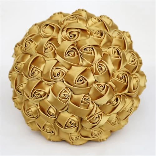 JYBNBBE Staaten Band Braut Perle Hand Blume Hochzeit Liefert Festival Hand-Gehalten Blume Hochzeit Bouquet,Light Gold JYBNBBE Staaten Band Braut Perle Hand Blume Hochzeit Liefert Festival Hand-Gehalten Blume Hochzeit Bouquet,Light Gold von JYBNBBE
