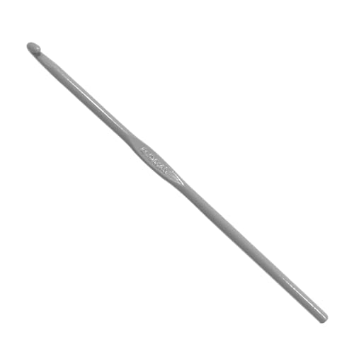 JYC CREATIVE 1 x Häkelnadel aus Metall, ergonomisch, weich, zum Basteln, Stricken, Schals, Mützen, Amigurumis, DIY, ideal für jede Art von Muster und Garn (1 Stück, 4 mm) von JYC CREATIVE