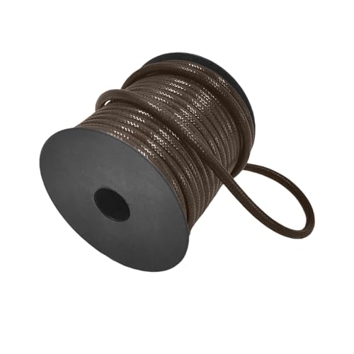 15 m geflochtene gewachste Kordel, für Schuhe, Makramee, Shamballa, Schnur für Armbänder, Halsketten und Schmuck, ideal für Bastelarbeiten, Polyester-Kordel, Braun, 3 mm 15 m geflochtene gewachste Kordel, für Schuhe, Makramee, Shamballa, Schnur für Armbänder, Halsketten und Schmuck, ideal für Bastelarbeiten, Polyester-Kordel, Braun, 3 mm von JYC CREATIVE