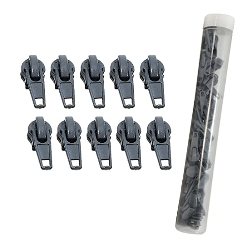 50 Stück Automatische Metallschieber für Reißverschluss, Reißverschluss Schieber #5, Reißverschluss, zu Reparieren oder Montieren eines Reißverschlusses, Schieberegler, (Graphit 311, 50 Schieber) 50 Stück Automatische Metallschieber für Reißverschluss, Reißverschluss Schieber #5, Reißverschluss, zu Reparieren oder Montieren eines Reißverschlusses, Schieberegler, (Graphit 311, 50 Schieber) von JYC CREATIVE
