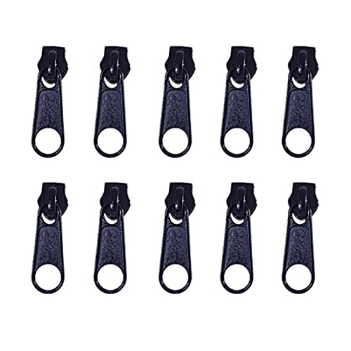 72 Metall-Reißverschlussschieber aus Nylon, Reißverschluss frei #5, Reißverschluss zum Reparieren oder Montieren eines Reißverschlusses, dunkelblaue Schieber (#5, 1320) von JYC CREATIVE