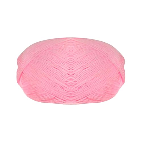 Feine Wolle (100 g - 365 Meter), Wolle zum Häkeln und Stricken, Acrylwolle, Strickwolle, Strickwolle, Strickwolle (1, Rosa) von JYC CREATIVE