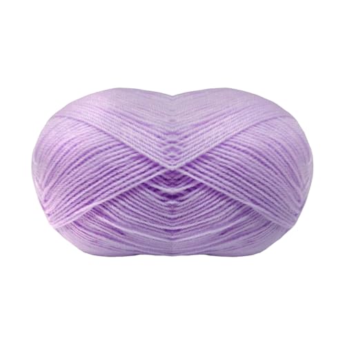 JYC CREATIVE Feine Wolle (100 g - 365 Meter), Acrylwolle, Lila von JYC CREATIVE