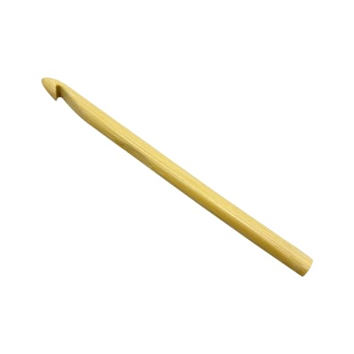 Häkelnadeln aus Holz (8 mm), ergonomisch, weich, zum Basteln, Stricken von Schals, Mützen, Amigurumis, DIY, ideal für Nähprojekte, Häkelnadeln, 1 x 8 mm von JYC CREATIVE