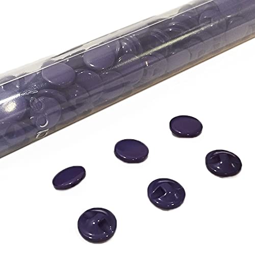 Knöpfes, Kleidungsknopf,144 Stück/Röhrchen, Harz, Halbkugel, Viele Farben und Größen, Kunststoff, Handwerk, Nähen, Handarbeiten, Knopf, Violett, (196, 15 mm) von JYC CREATIVE