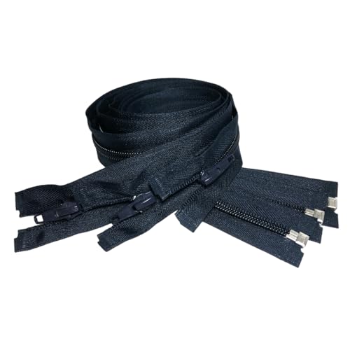 Packung mit 3 offenen Reißverschlüssen aus Nylon, Nr. 5, erhältlich in 16 Farben und 14 Größen, Reißverschluss zum Nähen, Reißverschluss zum Nähen, 1320, 80 cm Packung mit 3 offenen Reißverschlüssen aus Nylon, Nr. 5, erhältlich in 16 Farben und 14 Größen, Reißverschluss zum Nähen, Reißverschluss zum Nähen, 1320, 80 cm von JYC CREATIVE